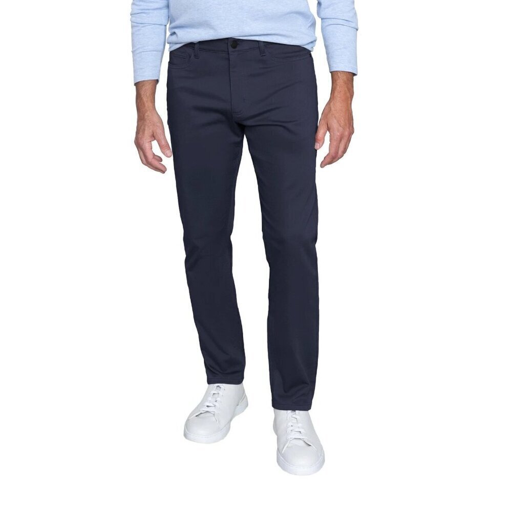 NWOT English Laundry 5 Pocket Men's 32X34 Slim Fit Navy Blue Stretch Pants
